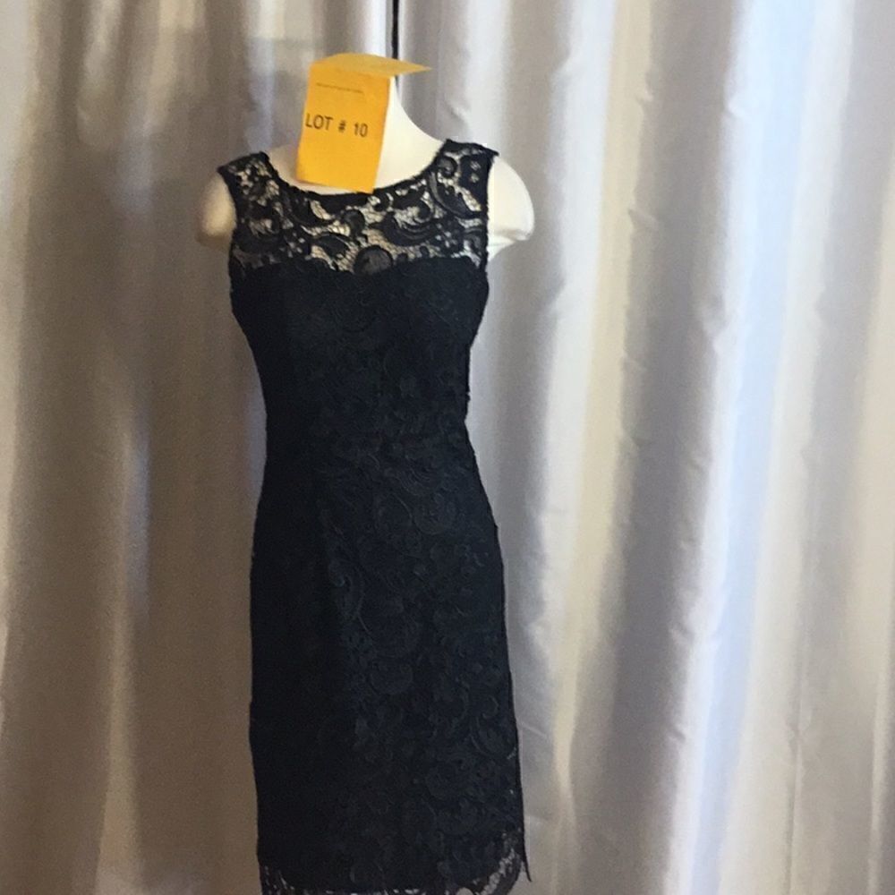 Vintage sleeveless black dress by DANCING QUEEN
